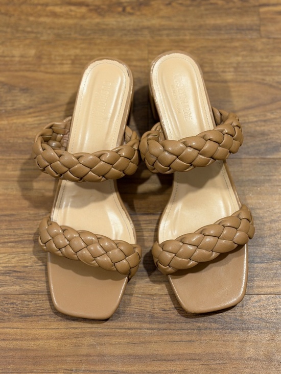 Cushionaire Shoes - Cushionaire - Braided Chunky Heel Sandal - 10